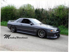 Installed View - Nissan Skyline R32 Coupe: Vertex Style Side Skirts