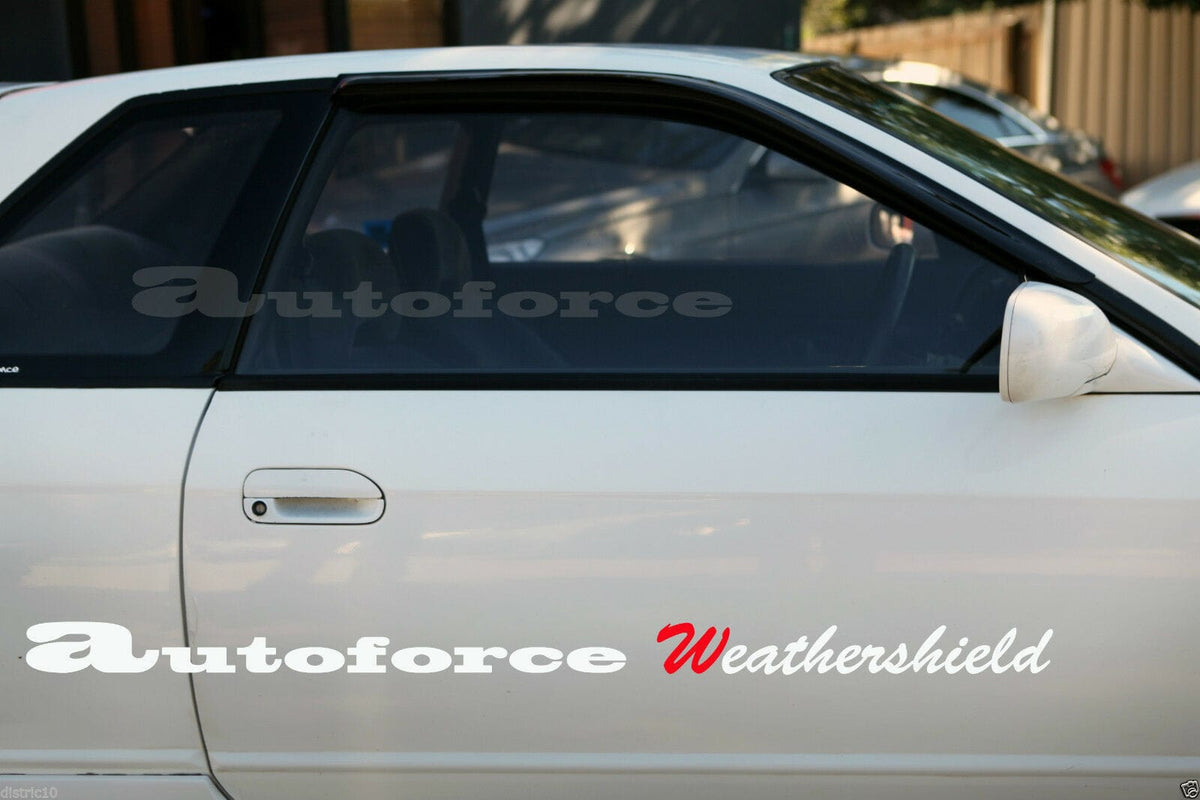 Installed View - Nissan Skyline R32 GTR (1989-1994): Premium Window Visors