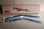 Installed View - Nissan Skyline R32 GTR (1989-1994): Premium Window Visors