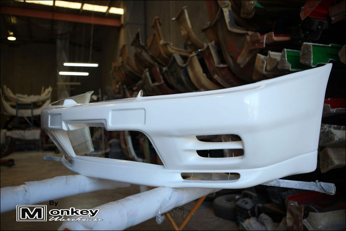 Installed View - Nissan Skyline R32: GTR Style Front Bumper