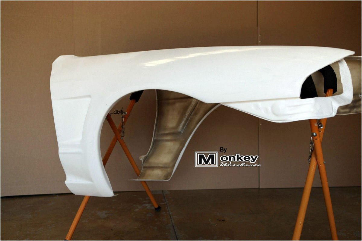 Installed View - Nissan Skyline R32 GTS/GTS-T: Origin Style +25mm Front Guards