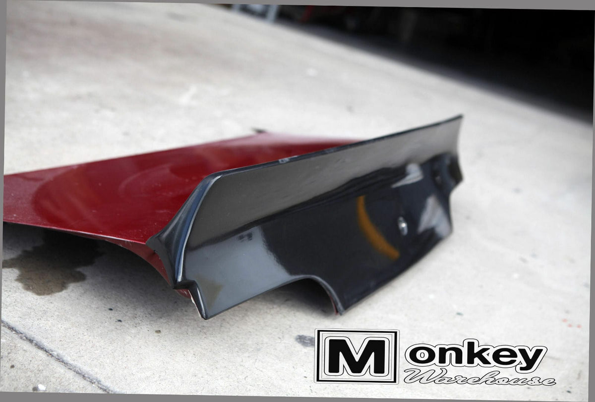 Installed View - Nissan Skyline R32: Rocket Bunny Style Rear Boot Drift Wing