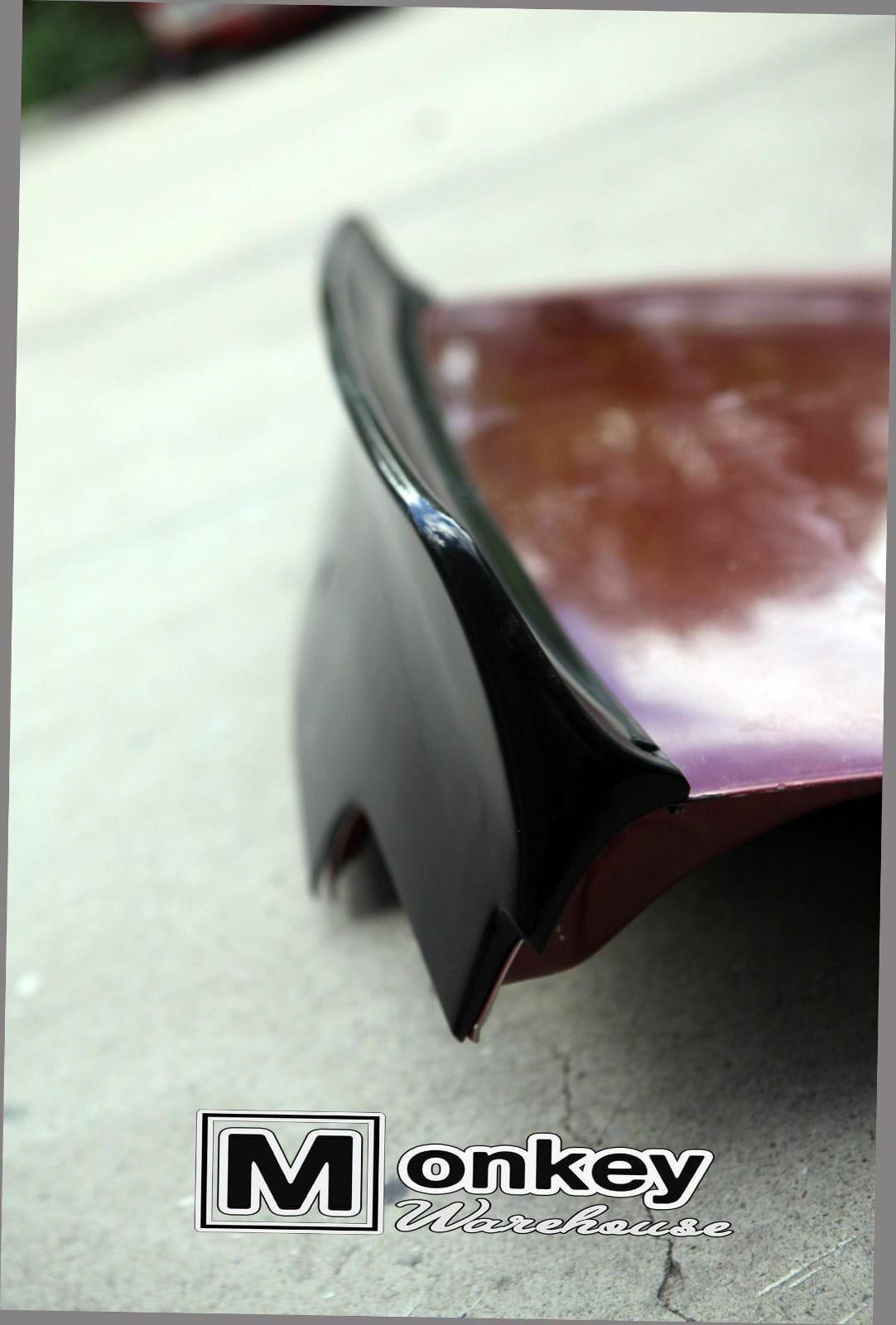 Installed View - Nissan Skyline R32: Rocket Bunny Style Rear Boot Drift Wing
