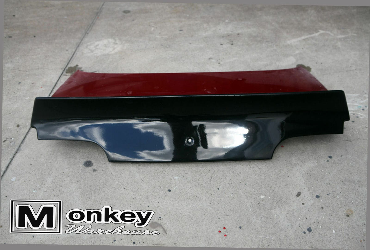 Installed View - Nissan Skyline R32: Rocket Bunny Style Rear Boot Drift Wing