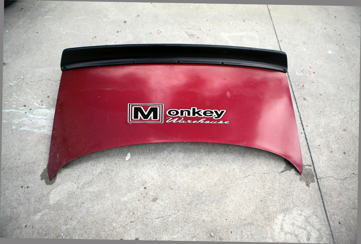 Installed View - Nissan Skyline R32: Rocket Bunny Style Rear Boot Drift Wing