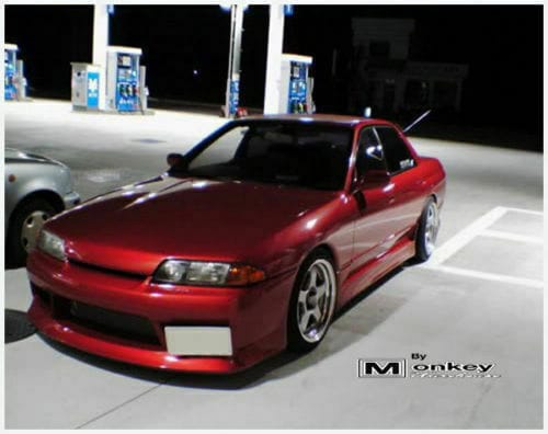 Installed View - Nissan Skyline R32 Sedan: Vertex Style Full Body Kit