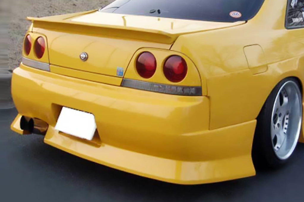 Installed View - Nissan Skyline R33 Coupe: Duce Style Rear Bumper