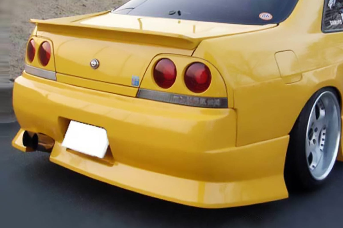 Installed View - Nissan Skyline R33 Coupe: Duce Style Rear Bumper
