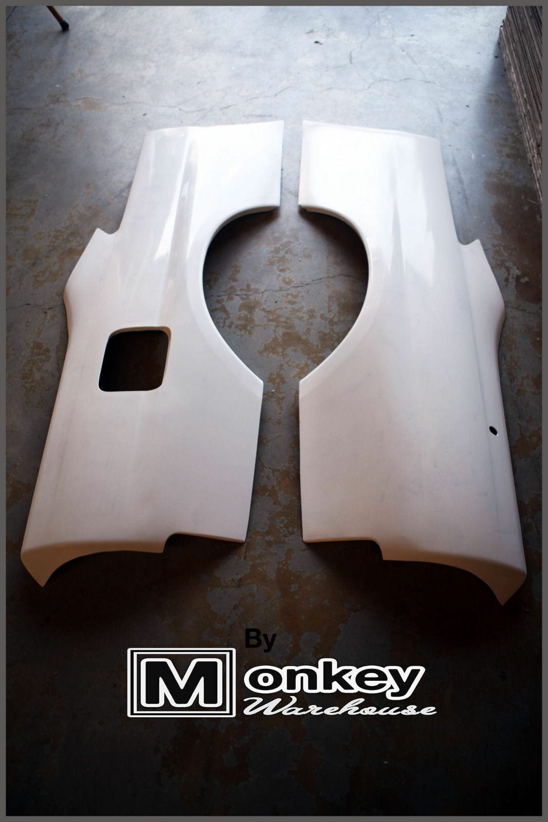 Installed View - Nissan Skyline R33 Coupe: GTR Style Rear Quarter Panels