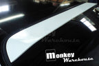 Installed View - Nissan Skyline R33 Coupe: JDM Rear Roof Drift Wing