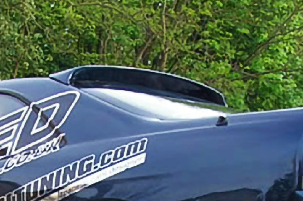 Installed View - Nissan Skyline R33 Coupe: JDM Rear Roof Drift Wing