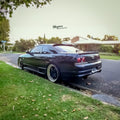 Installed View - Nissan Skyline R33 Coupe: JDM Rear Roof Drift Wing