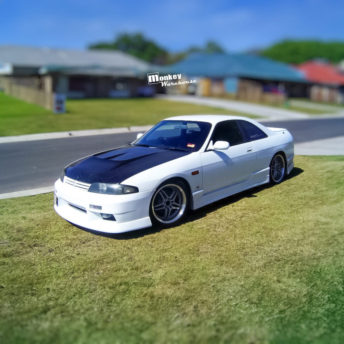 Installed View - Nissan Skyline R33 Coupe: M-Sport Style Full Body Kit
