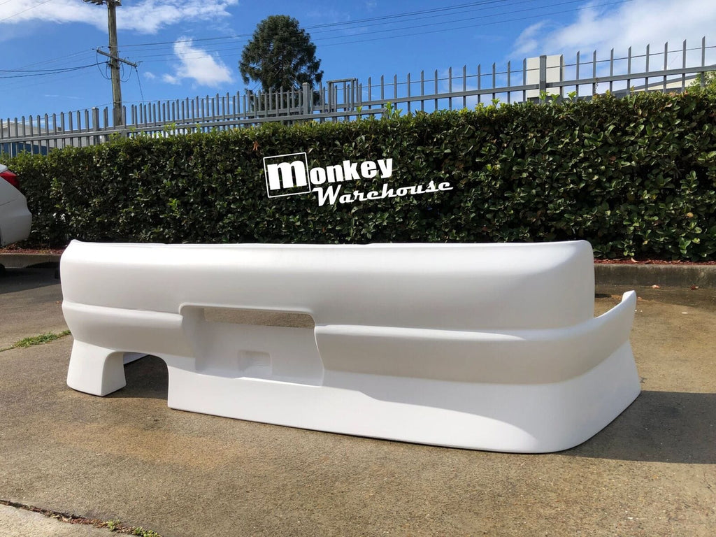 Installed View - Nissan Skyline R33 Coupe: M-Sport Style Rear Bumper