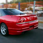 Installed View - Nissan Skyline R33 Coupe: Trial Style Rear Bumper