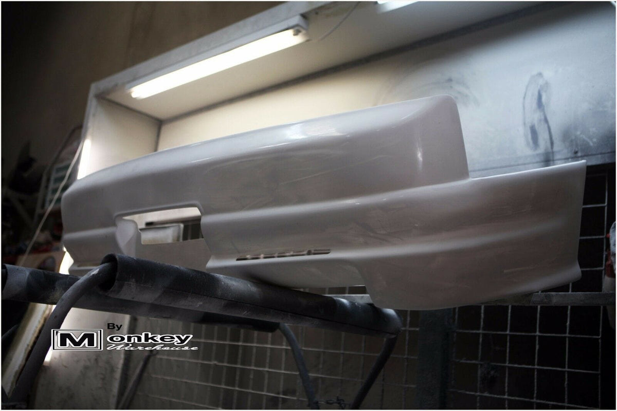 Installed View - Nissan Skyline R33 Coupe: Trial Style Rear Bumper