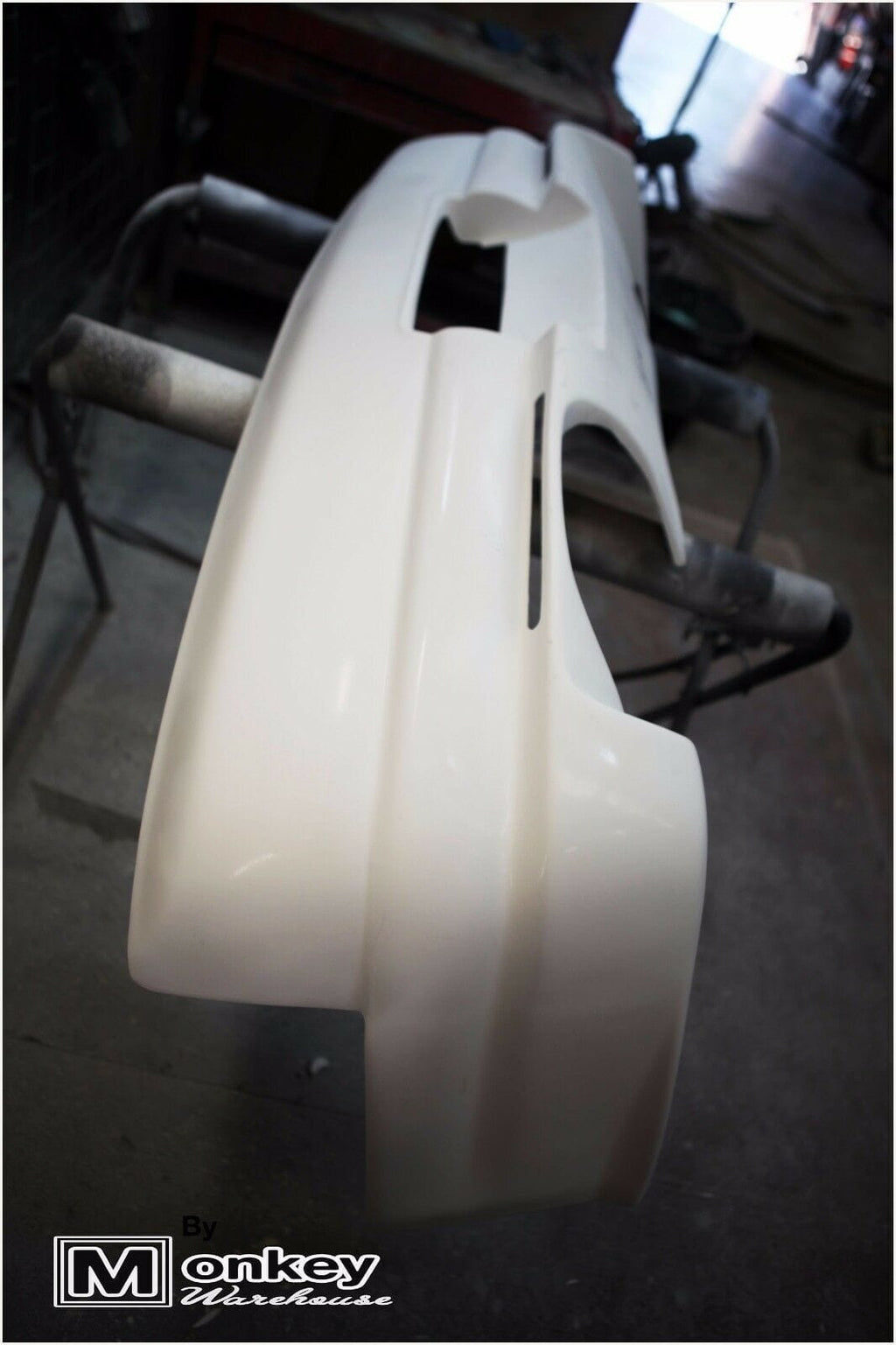 Installed View - Nissan Skyline R33 Coupe: Trial Style Rear Bumper