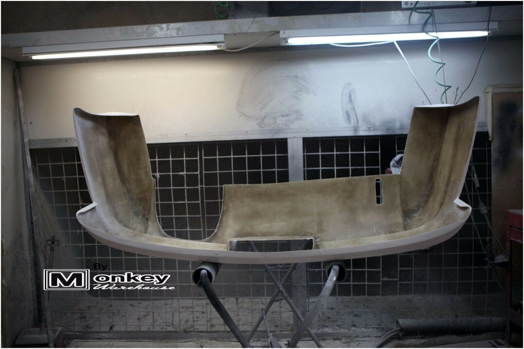 Installed View - Nissan Skyline R33 Coupe: Trial Style Rear Bumper