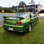 Installed View - Nissan Skyline R33 Coupe: Trial Style Rear Bumper