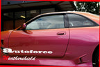 Installed View - Nissan Skyline R33 GTR: Premium Window Visors