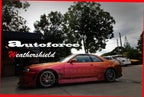 Installed View - Nissan Skyline R33 GTR: Premium Window Visors