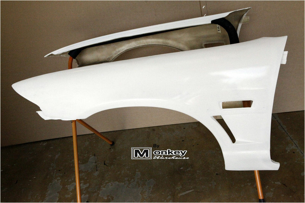 Installed View - Nissan Skyline R33 GTS/GTS-T: M-Sport Style +25Mm Front Guards