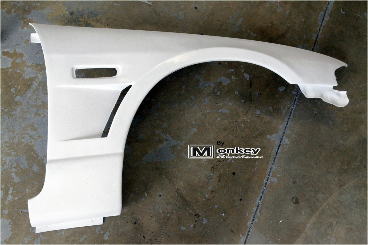 Installed View - Nissan Skyline R33 GTS/GTS-T: M-Sport Style +25Mm Front Guards