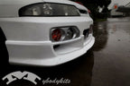 Installed View - Nissan Skyline R33 GTS GTS-T S2: Nismo Style Front Bumper Lip