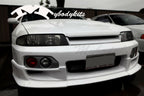 Installed View - Nissan Skyline R33 GTS GTS-T S2: Nismo Style Front Bumper Lip
