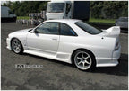 Installed View - Nissan Skyline R33 GTS GTS-T: Top Secret Style Side Skirts