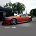 Installed View - Nissan Skyline R33 GTS-T: Premium Window Visors