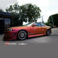 Installed View - Nissan Skyline R33 GTS-T: Premium Window Visors