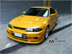Installed View - Nissan Skyline R33 GTST S1: Nismo 400R Style Front Bumper