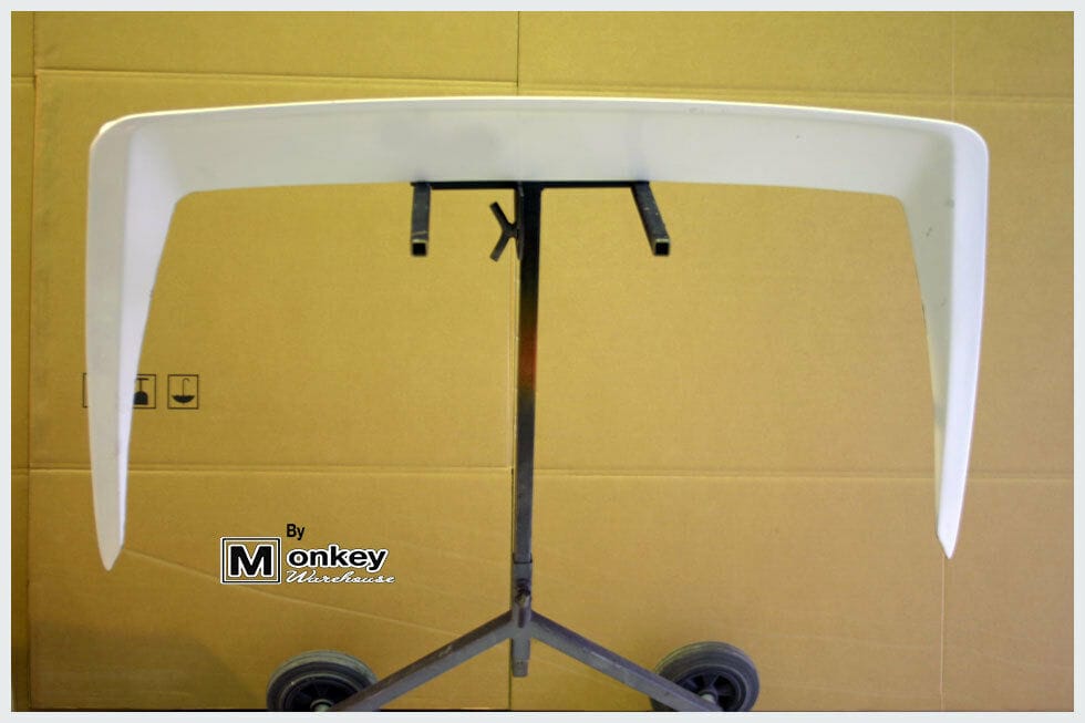 Installed View - Nissan Skyline R33: Rear Boot Drift Wing Spoiler