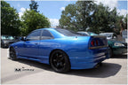 Installed View - Nissan Skyline R33: Rear Boot Drift Wing Spoiler