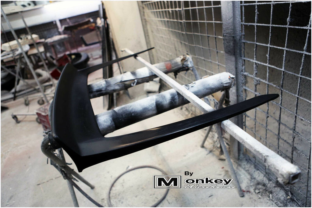 Installed View - Nissan Skyline R33: Rocket Bunny Style Rear Boot Drift Wing
