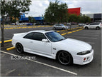 Installed View - Nissan Skyline R33: Rocket Bunny Style Rear Boot Drift Wing