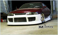 Installed View - Nissan Skyline R33 S1: BN Sports Style Front Bumper