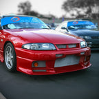 Installed View - Nissan Skyline R33 S1: Top Secret Style Front Bumper