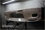 Installed View - Nissan Skyline R33 S2: GTR Style Front Bumper