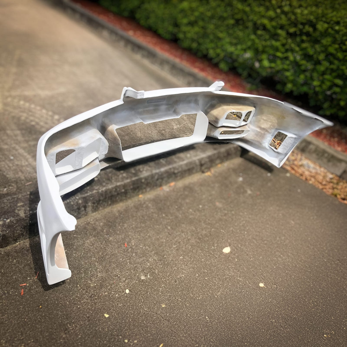 Installed View - Nissan Skyline R33 S2: Nismo Style Front Bumper