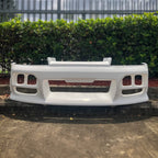 Installed View - Nissan Skyline R33 S2: Nismo Style Front Bumper