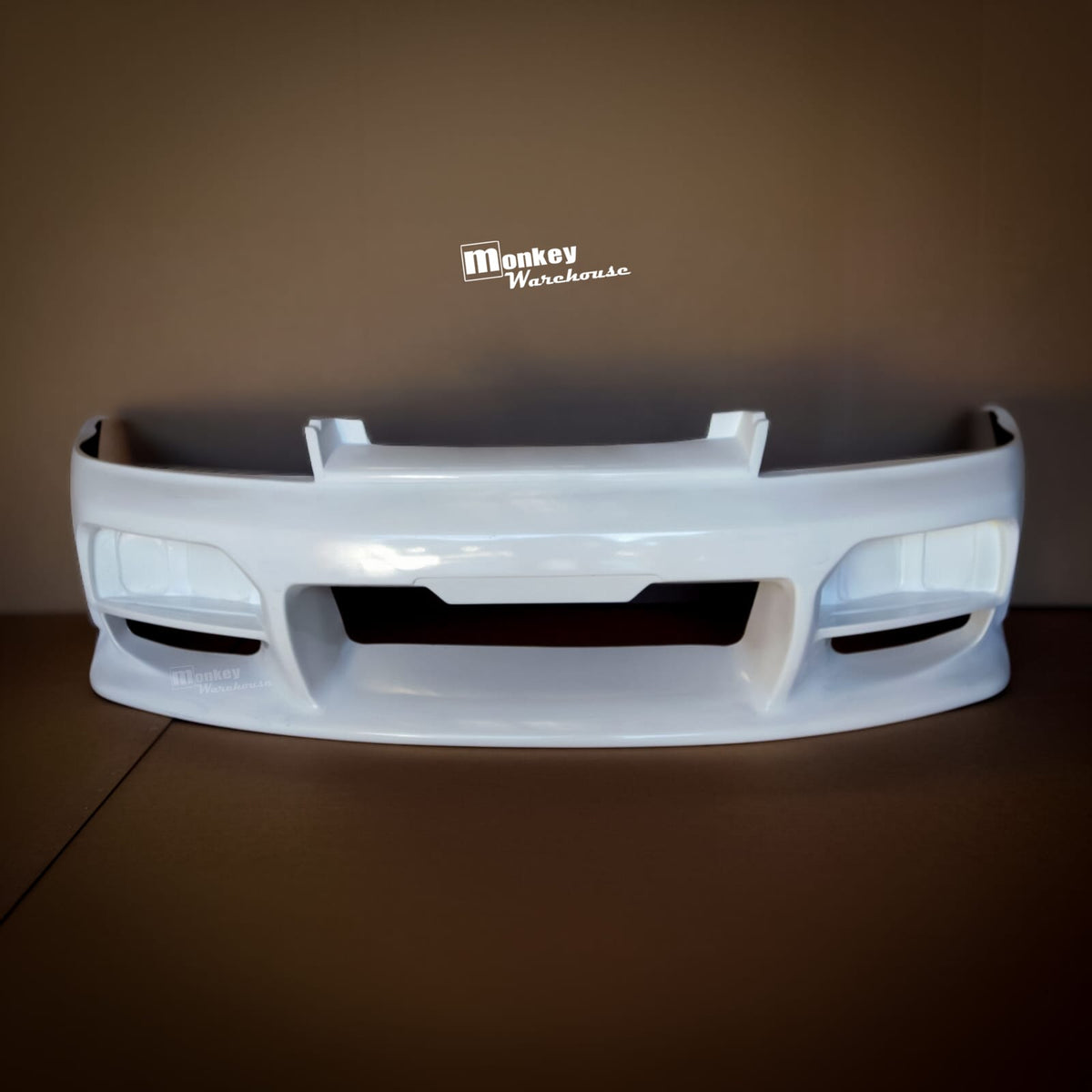 Installed View - Nissan Skyline R33 S2: Nismo Style Front Bumper