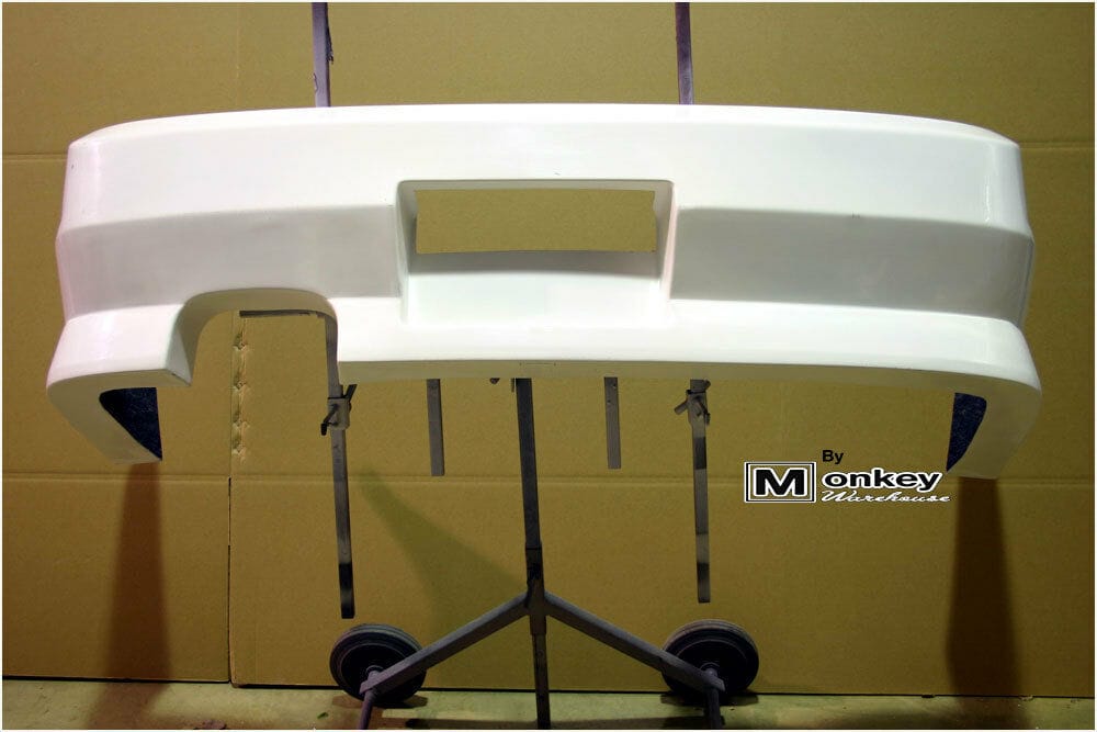 Installed View - Nissan Skyline R33 Sedan: M-Sport Style Rear Bumper