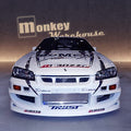 Installed View - Nissan Skyline R34 Coupe: Bomex Style Front Bumper