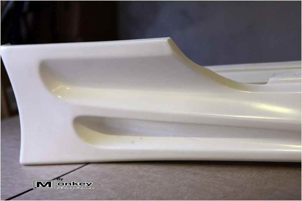 Installed View - Nissan Skyline R34 Coupe: Bomex Style Side Skirts
