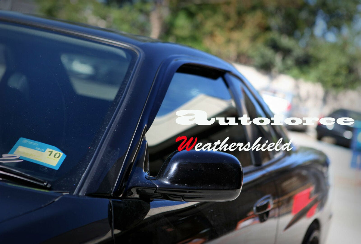 Installed View - Nissan Skyline R34 Coupe: Premium Window Visors