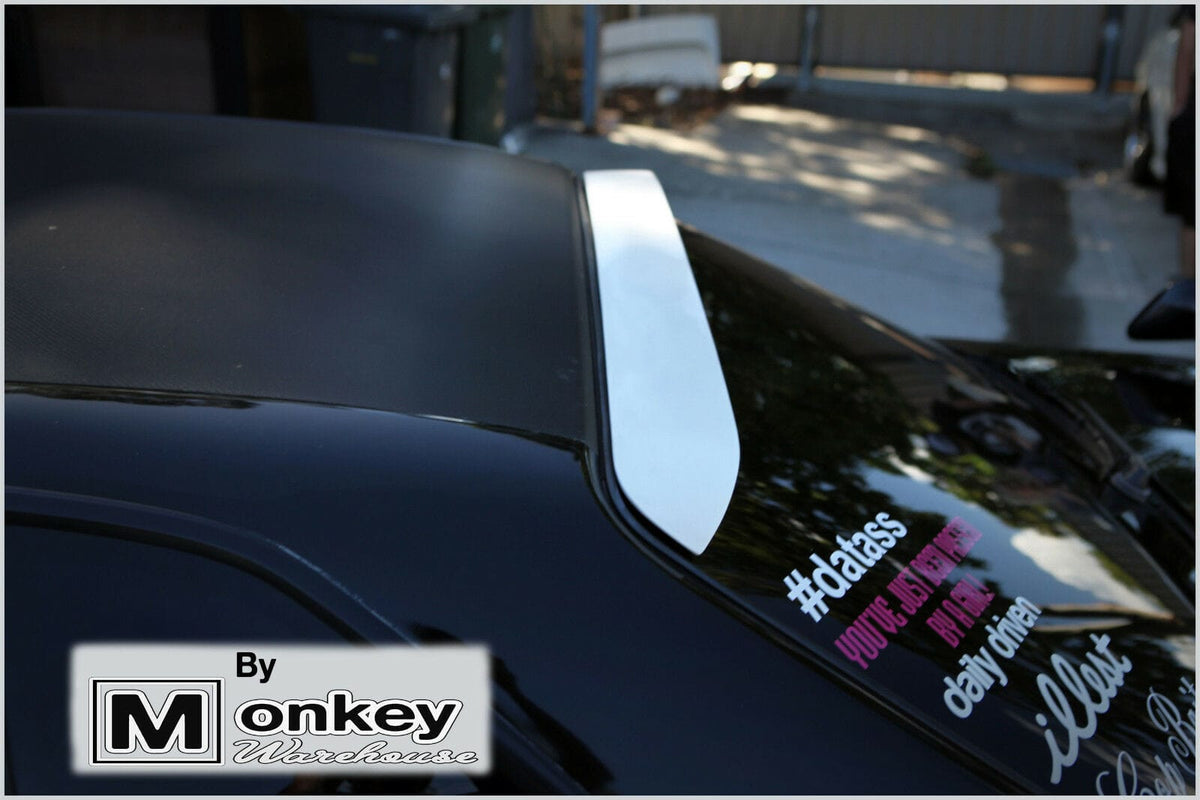 Installed View - Nissan Skyline R34 Coupe: Rear Roof Drift Wing Spoiler