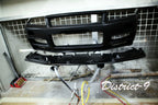 Installed View - Nissan Skyline R34 GT-R: Nur Spec Style Front Bumper
