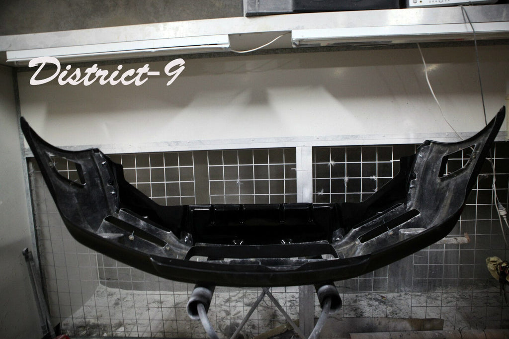 Installed View - Nissan Skyline R34 GT-R: Nur Spec Style Front Bumper